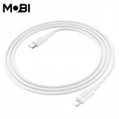 Cablu de date Mobi MC-01 USB-C la IP 27W alb