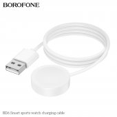 Cablu incarcare smartwatch Borofone BD6 alb