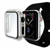 Carcasa protectie Apple Watch 44 mm argintiu