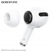 Casca bluetooth Borofone BW80 True TWS alb