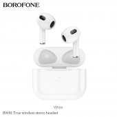 Casca bluetooth Borofone BW81 True TWS alb