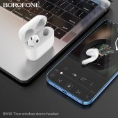 Casca bluetooth Borofone BW81 True TWS alb