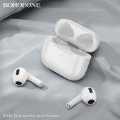 Casca bluetooth Borofone BW81 True TWS alb