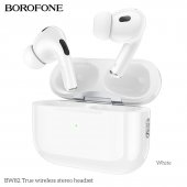 Casca bluetooth Borofone BW82 True TWS alb