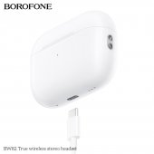 Casca bluetooth Borofone BW82 True TWS alb