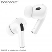 Casca bluetooth Borofone BW82 True TWS alb