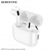 Casca bluetooth Borofone BW83 True TWS alb