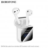 Casca bluetooth Borofone BW86 Brocade TWS alb