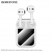Casca bluetooth Borofone BW86 Brocade TWS alb