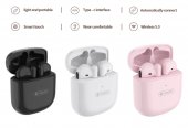 Casca bluetooth Celebrat W16 TWS pink