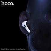 Casca bluetooth Hoco EW43 True wireless TWS alb