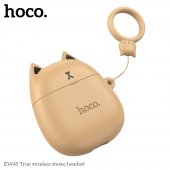 Casca bluetooth Hoco EW45 True wireless TWS caramel cat