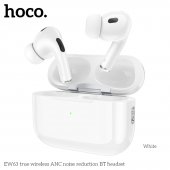 Casca bluetooth Hoco EW63 True wireless ANC TWS alb