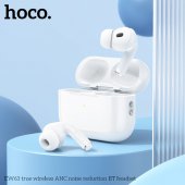 Casca bluetooth Hoco EW63 True wireless ANC TWS alb