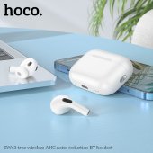 Casca bluetooth Hoco EW63 True wireless ANC TWS alb