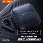 Casca bluetooth Yison T11 TWS negru