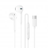 Hands free Type- C Borofone BM100 (DAC) cu microfon alb 