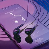 Hands free Type- C Borofone BM100 (DAC) cu microfon negru 