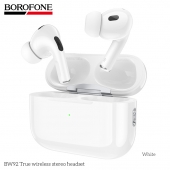 Casca Bluetooth Borofone BW92 TWS alb