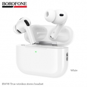 Casca Bluetooth Borofone BW98 TWS alb