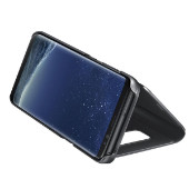 Husa Clearview Samsung A605 Galaxy A6 Plus negru