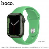 Curea Apple iWatch Hoco WA01 Flexible series 38/40/41 mm bright green