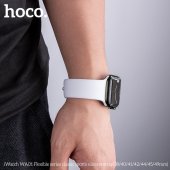 Curea Apple iWatch Hoco WA01 Flexible series 38/40/41 mm light lemon