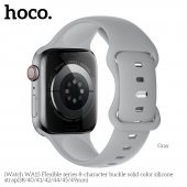 Curea Apple iWatch Hoco WA15 Flexible Series 8 42/44/45/49 mm gray