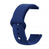 Curea Samsung Gear S3 classic 46 mm silicon albastru