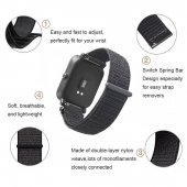 Curea smartwatch 20 mm universala maro inchis
