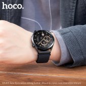 Curea smartwatch universala 22 mm Hoco WH03 Jane Eyre ultrathin star black