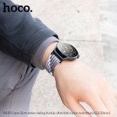 Curea smartwatch universala 22 mm Hoco WH03 Jane Eyre ultrathin deep blue