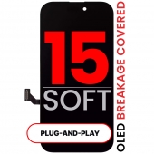 Display autodiagnoza compatibil cu IPhone 15 Soft OLED XO7