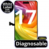 Display autodiagnoza compatibil cu IPhone 17 120Hz White Box