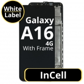 Display compatibil cu Galaxy A16 4G incell cu rama negru White Box