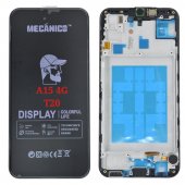 Display compatibil cu Samsung A155 / A156 / A15 4G / A15 5G cu rama si piese T20