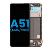 Display compatibil cu Samsung A515 / A51 4G cu rama Incell AM (fara senzor de amprenta)