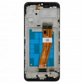 Display compatibil cu Samsung Galaxy A02s incell cu rama negru 