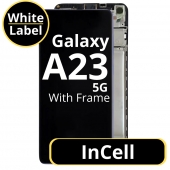 Display compatibil cu Samsung Galaxy A23 5G incell cu rama negru 