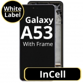 Display compatibil cu Samsung Galaxy A53 5G incell cu rama negru 