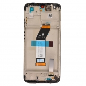 Display compatibil cu Xiaomi Redmi 10 Black cu rama 
