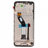 Display compatibil cu Xiaomi Redmi 14C 4G Black cu rama 