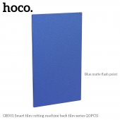 Folie bulk (nedecupata) pentru aparat de decupat folii de protectie Hoco GB001 Back Film albastru mat (set 20 bc)