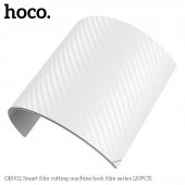 Folie bulk (nedecupata) pentru aparat de decupat folii de protectie Hoco GB002 back film fibra carbon negru