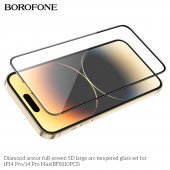 Folie de sticla Borofone BF8 Diamond armor 5D Apple Iphone 14 Pro (6.1) (set 10 bc)