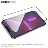 Folie de sticla Borofone BF8 Diamond armor 5D Apple Iphone 15 Plus (6.7) (set 10 bc)