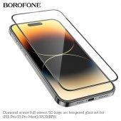 Folie de sticla Borofone BF8 Diamond armor 5D Apple Iphone 15 Pro Max (6.7)  (set 10 bc)