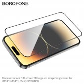Folie de sticla Borofone BF8 Diamond armor 5D Apple Iphone 15 Pro (6.1) (set 10 bc)