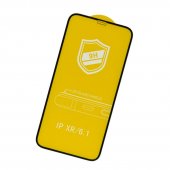 Folie protectie full glue 3D 9H fara ambalaj Apple Iphone XR / 11 (6.1) negru