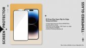Folie protectie full glue 3D 9H fara ambalaj Apple Iphone 14 Pro Max (6.7) 